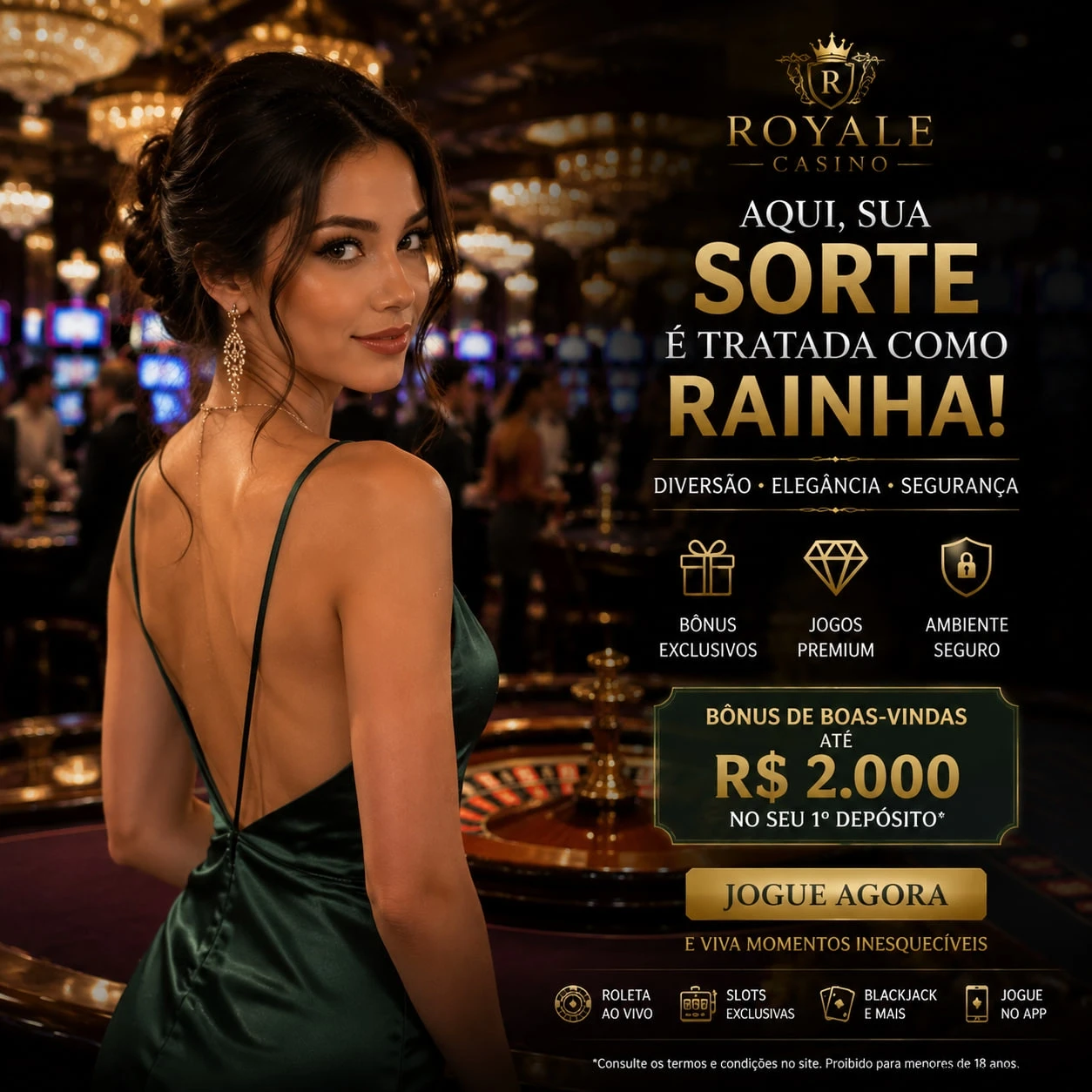 Blackjack ao vivo - Mesas VIP com dealers profissionais